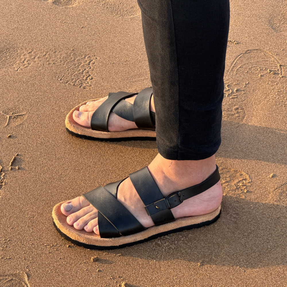 Sandale Atlas – L’alliance du cuir et de l’élégance intemporelle.