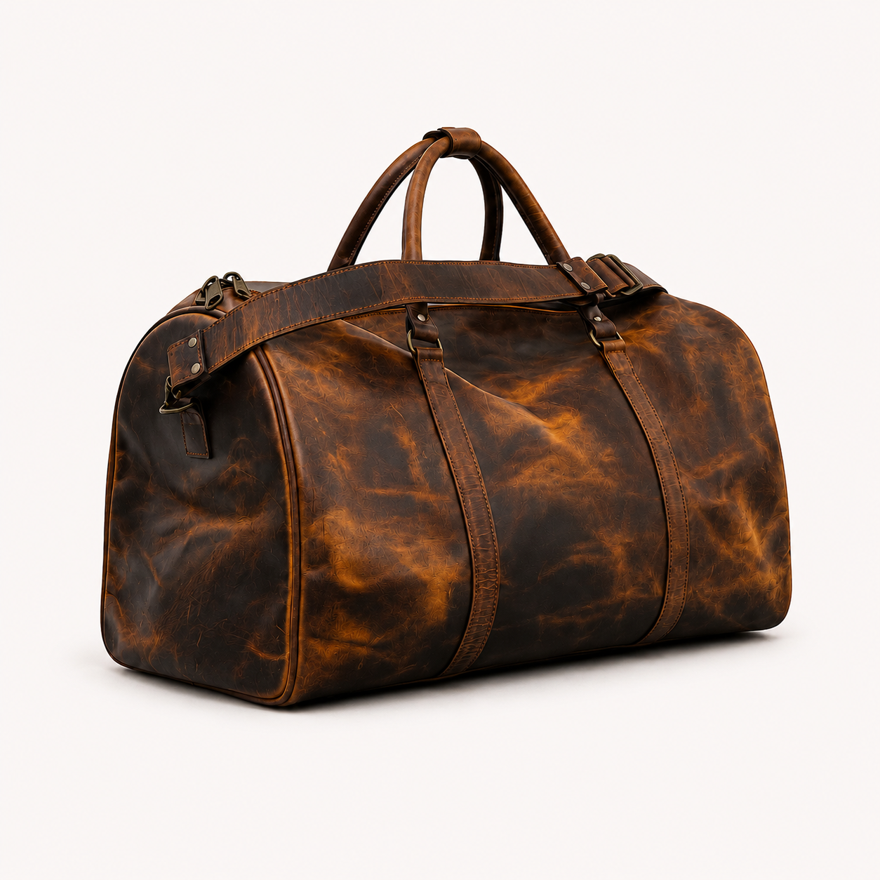 Altair – Sac de voyage en cuir raffiné JLDCraft