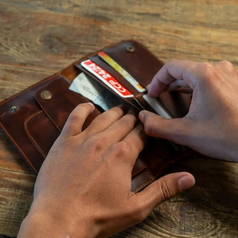 Portefeuille Slim pour hommes et femmes My Store