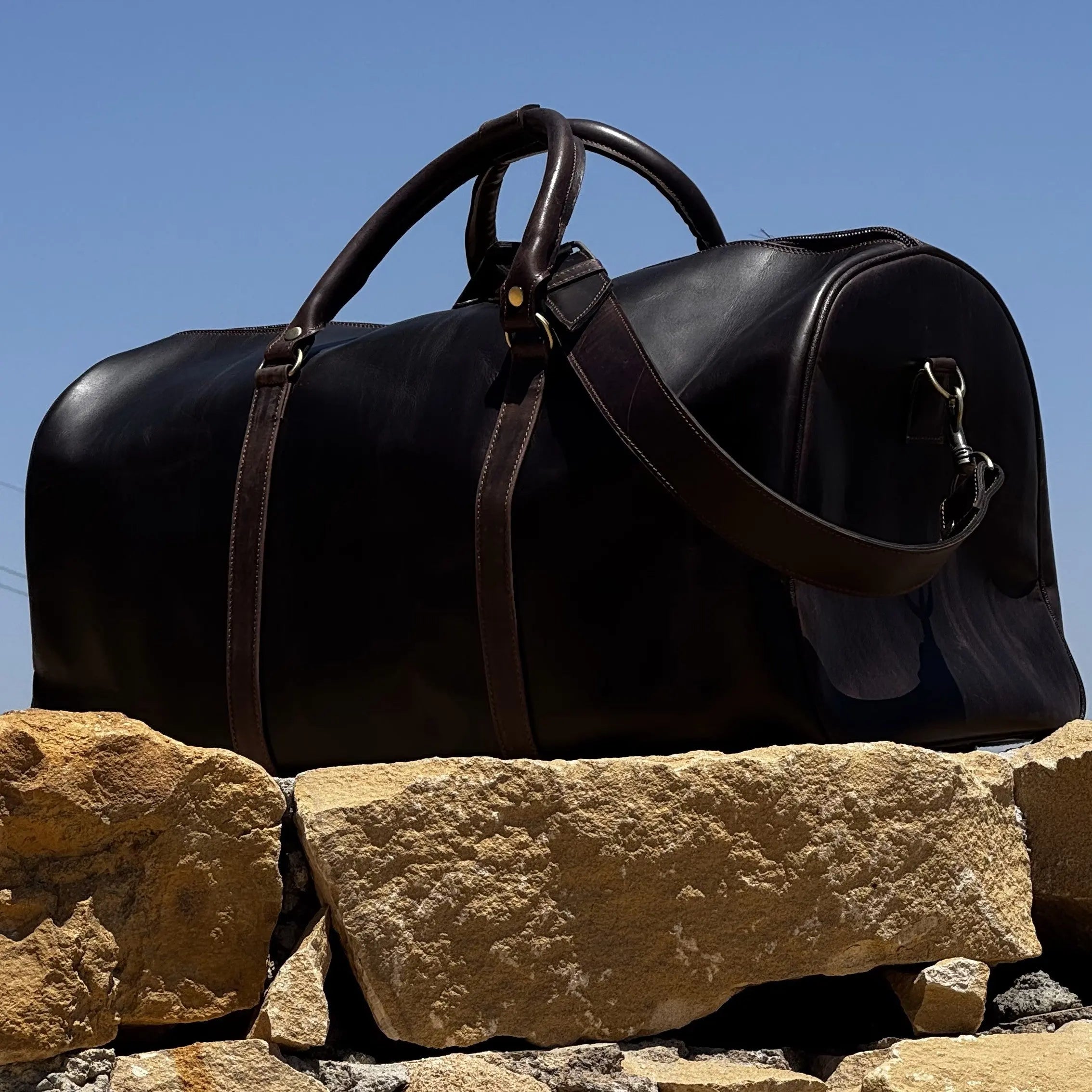 Altair – Sac de voyage en cuir raffiné JLDCraft