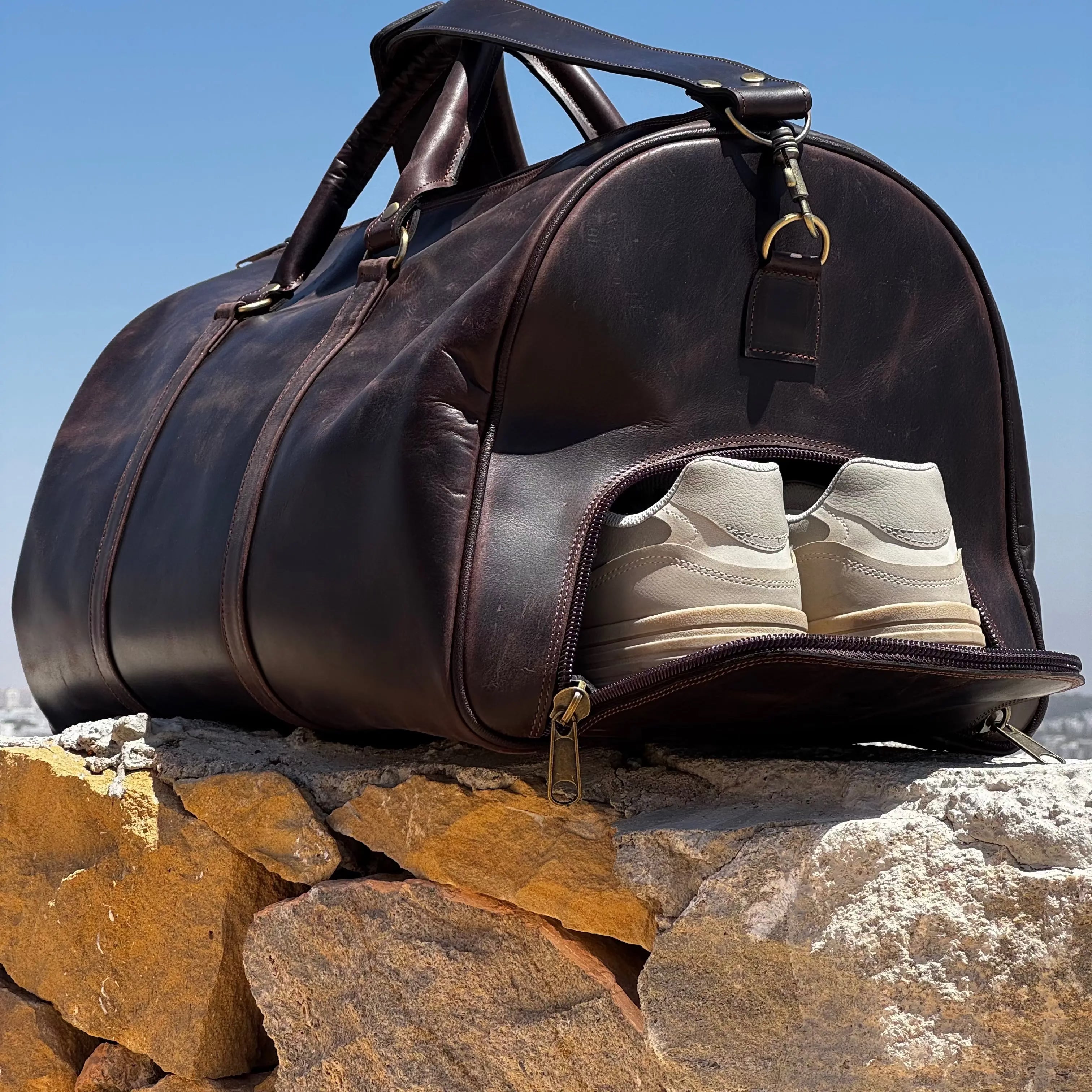 Altair – Sac de voyage en cuir raffiné JLDCraft