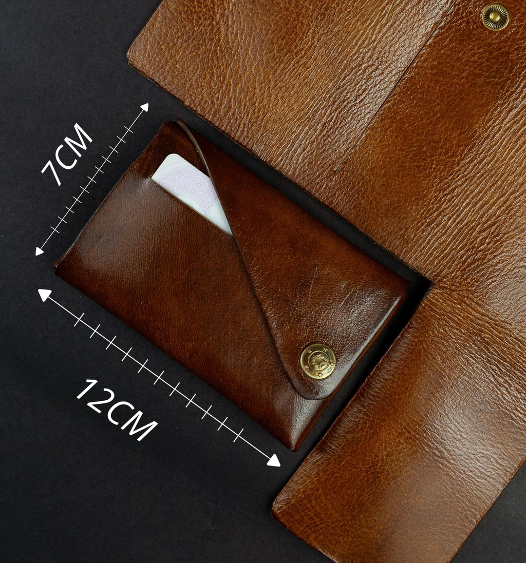 Portefeuille porte-cartes en cuir