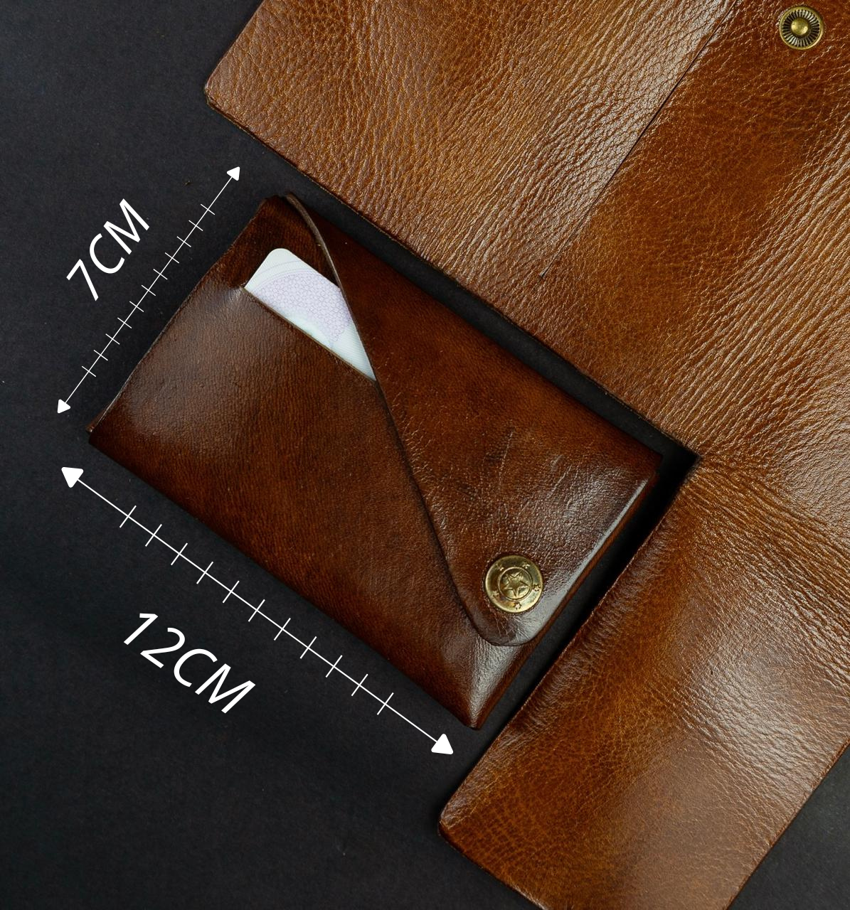 Portefeuille porte-cartes en cuir